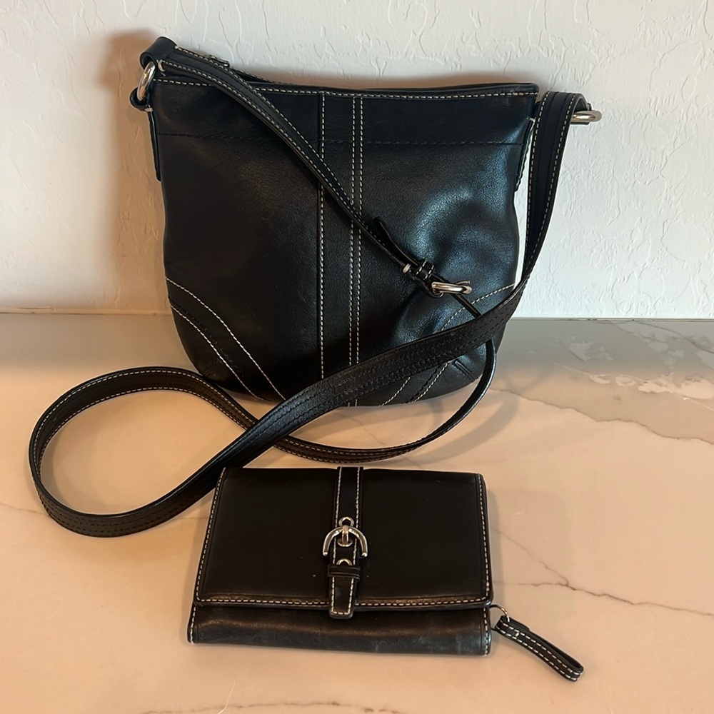 Black Coach Purse and Wallet